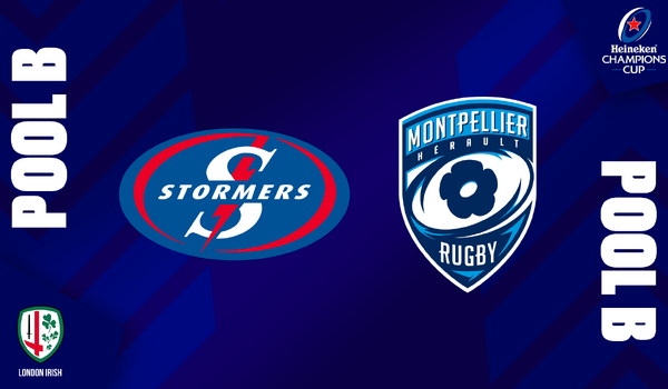 London Irish face DHL Stormers and Montpellier Hérault in 2022/23 Heineken Champions Cup pool stages